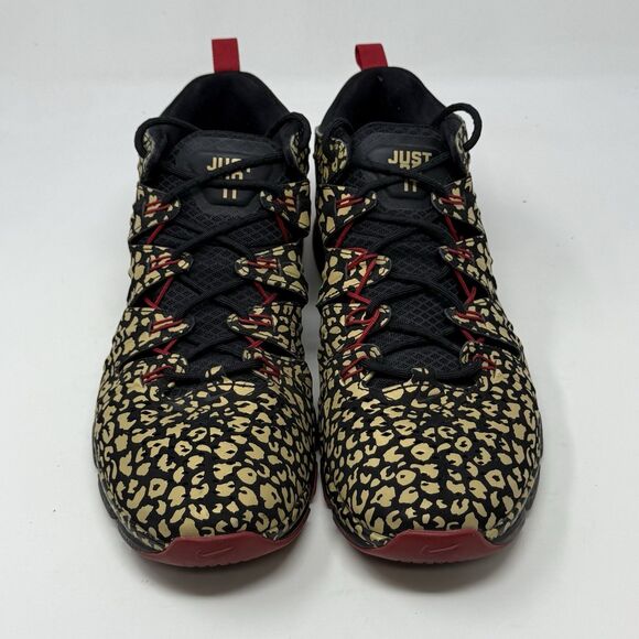 Nike Free Trainer 7.0 Unleash Speed Sneakers Mens 11 Gold Black Cheetah Mid Top - Picture 5 of 16